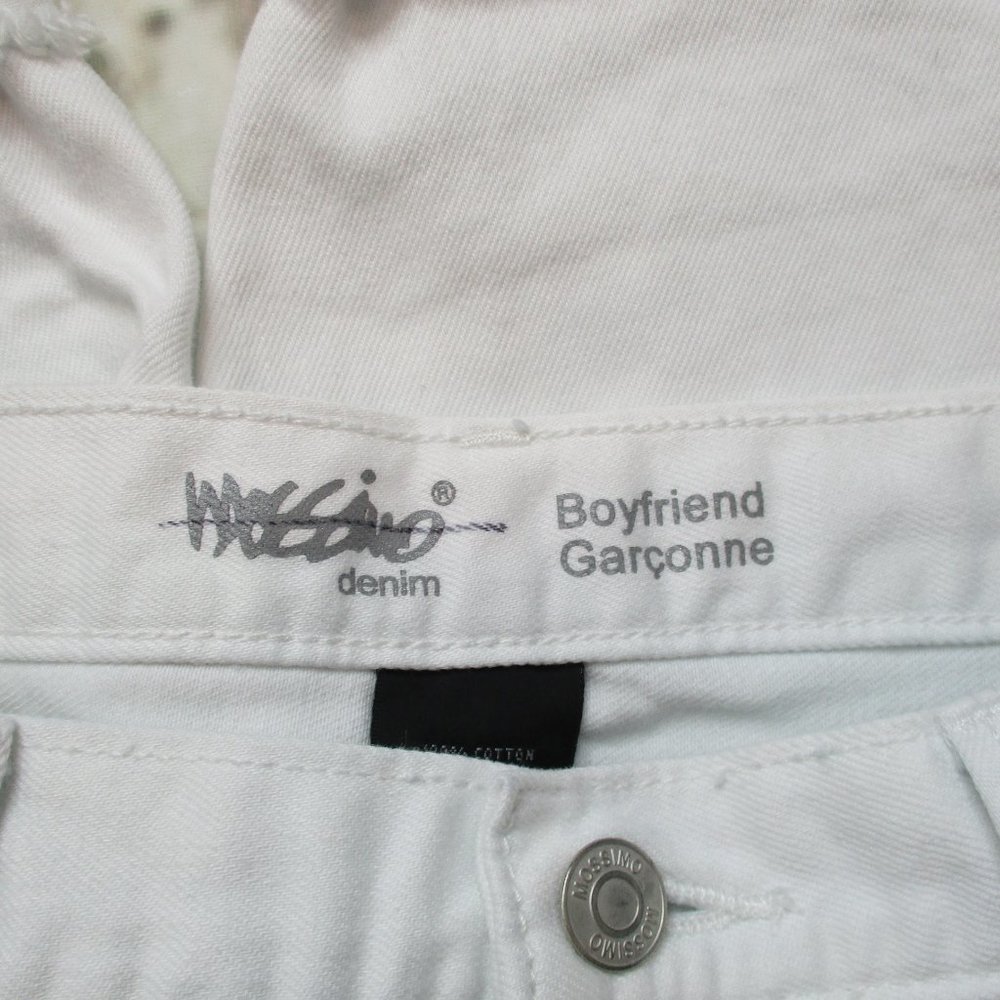 Mossimo Destroyed Boyfriend Bermuda Jean Shorts - Picture 4 of 5